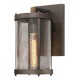 Westinghouse 6318100 Skyview One-Light Outdoor Wall Fixture with Mesh and Clear Glass, Oil Rubbed Bronze